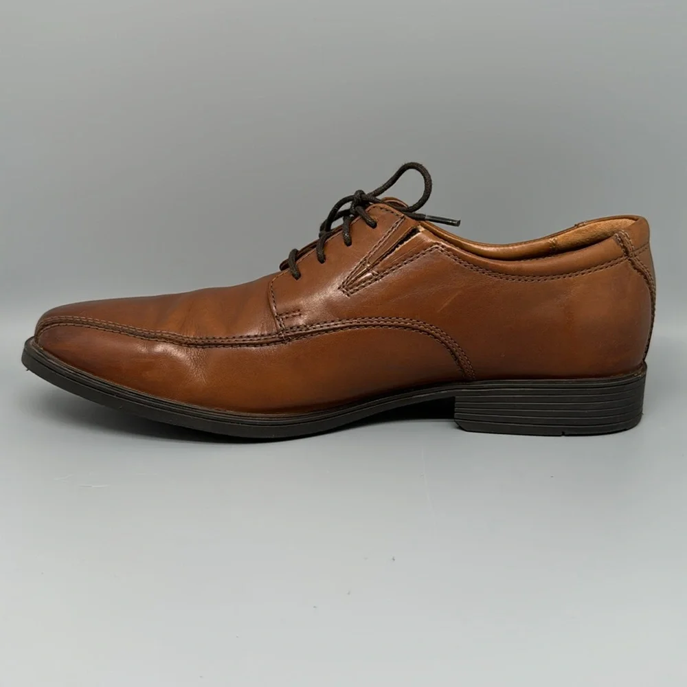 Clarks Tildan Walk Oxford Leather Dress Shoes Men’s Sz‎ 10